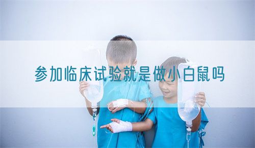 参加临床试验就是做小白鼠吗(图1)