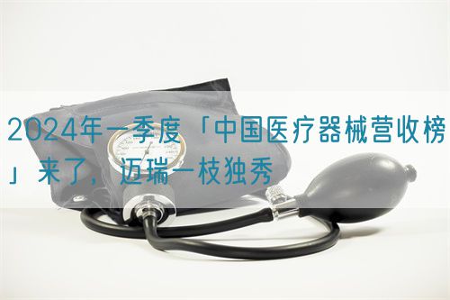 2024年一季度「中国医疗器械营收榜」来了，迈瑞一枝独秀