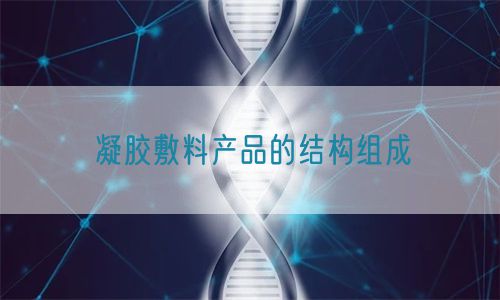凝胶敷料产品的结构组成(图1)