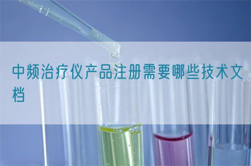 中频治疗仪产品注册需要哪些技术文档(图1)