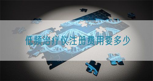 低频治疗仪注册费用要多少(图1)