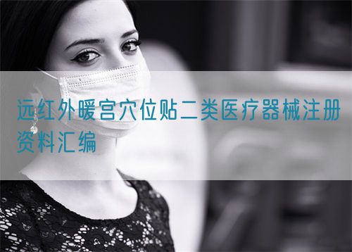 远红外暖宫穴位贴二类医疗器械注册资料汇编(图1)