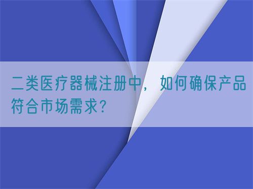二类医疗器械注册中，如何确保产品符合市场需求？(图1)