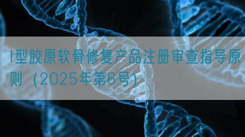 I型胶原软骨修复产品注册审查指导原则（2025年第6号）(图1)