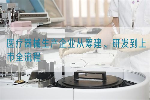 医疗器械生产企业从筹建、研发到上市全流程(图1)